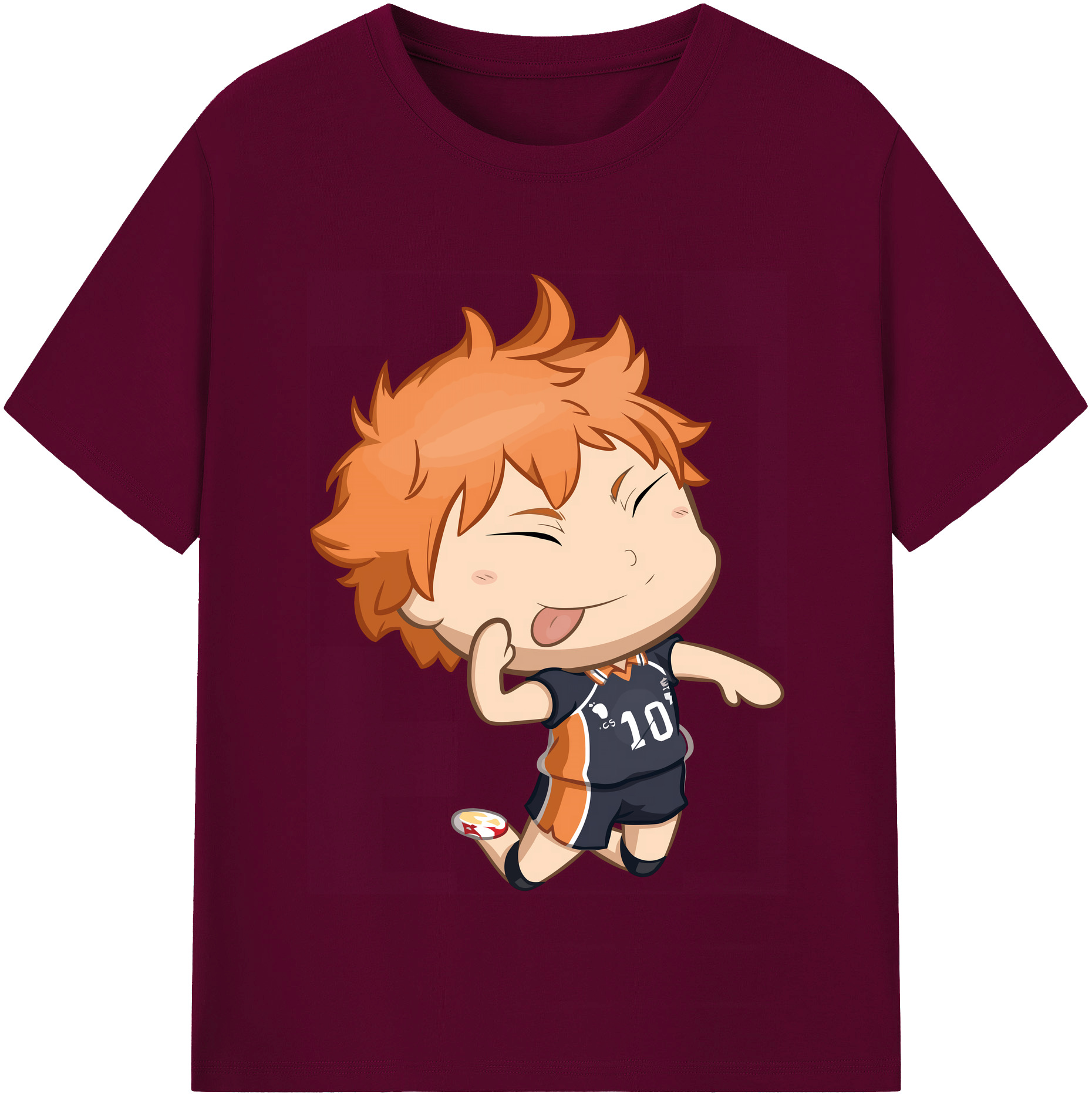 （画像用） ハイキュー!! Haikyu!! レディースカジュアルプリントTシャツ（綿100％）